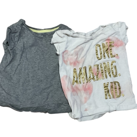 10 PIECE SHORT SLEEVE PULLOVER TOPS SIZE 2T GENTLY WORN - Picture 5 of 6